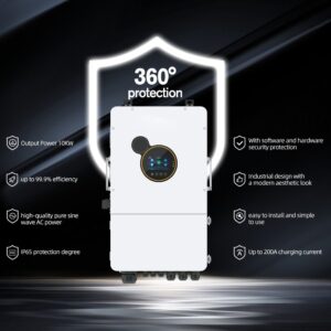 10KW / 12KW US Standard Hybrid Solar Storage Inverter – 110V Split Phase