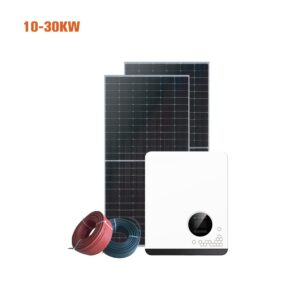 10KW / 20KW / 30KW Complete On-Grid Solar System for Household Applications