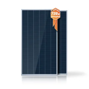 720W Dual Glass Shingled Solar Panel for Utility-Scale Applications